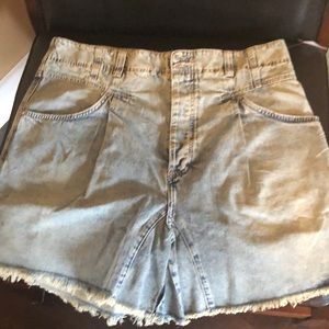 BNWT Free People Denim Harem Shorts